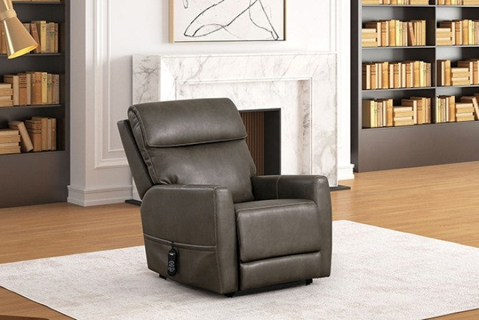Furniture of America - Barnabas Lift Chair in Gray - FM68003GY-LC - GreatFurnitureDeal