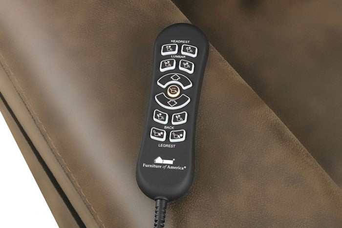 Furniture of America - Sylvanus Lift Chair in Brown - FM68004BR-LC - GreatFurnitureDeal