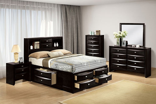 Furniture of America - Zosimo 6 Piece Queen Storage Bedroom Set in Black - FM7210BK-Q-6SET - GreatFurnitureDeal