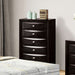 Furniture of America - Zosimo 6 Piece Full Size Storage Bedroom Set in Black - FM7210BK-F-6SET - GreatFurnitureDeal