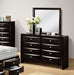 Furniture of America - Zosimo 6 Piece Queen Storage Bedroom Set in Black - FM7210BK-Q-6SET - GreatFurnitureDeal