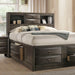 Furniture of America - Zosimo 5 Piece Eastern King Storage Bedroom Set in Gray - FM7210GY-EK-5SET - GreatFurnitureDeal