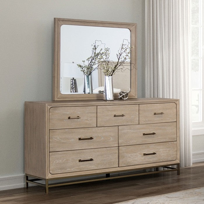 Furniture of America Sandnes Light Oak Dresser Furniture of America Sandnes Light Oak Dresser