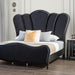 Furniture of America - Melodi Parc Eastern King Bed in Black - FM7416BK-EK - GreatFurnitureDeal