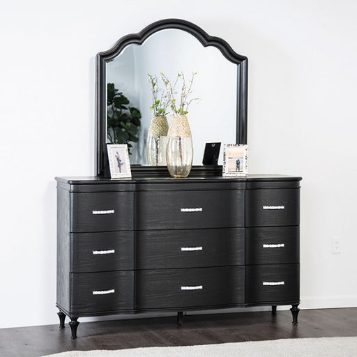 Furniture of America Eleanora Black Dresser | Ornate Home Furniture of America Eleanora Black Dresser | Ornate Home