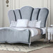 Furniture of America - Melodi Parc 6 Piece Eastern King Bedroom Set in Silver - FM7416SV-EK-6SET - GreatFurnitureDeal