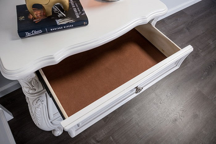 Furniture of America - Valentini Chest in White/Tan - FM7419WH-C - GreatFurnitureDeal