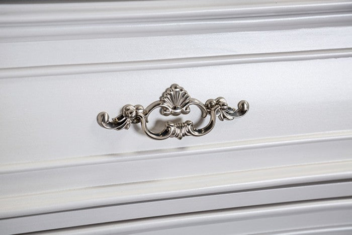 Furniture of America - Valentini Chest in White/Tan - FM7419WH-C - GreatFurnitureDeal
