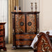 Furniture of America - Aquilina 6 Piece Eastern King Bedroom Set in Dark Cherry/Oak - FM7422CH-EK-6SET - GreatFurnitureDeal