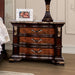 Furniture of America - Aquilina 6 Piece Eastern King Bedroom Set in Dark Cherry/Oak - FM7422CH-EK-6SET - GreatFurnitureDeal