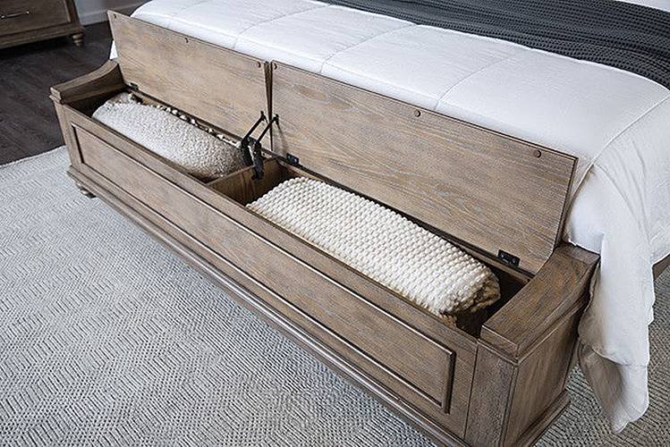 Furniture of America - Philomath 3 Piece King Bedroom Set in Aged Oak - FM7430BR-EK-3SET - GreatFurnitureDeal