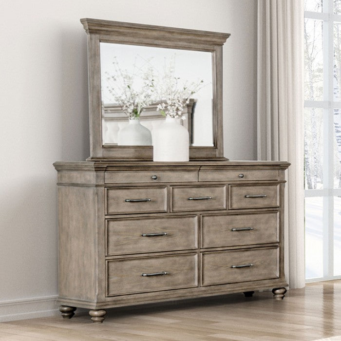 Furniture of America - Philomath Dresser in Aged Oak - FM7430BR-D - GreatFurnitureDeal