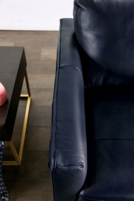 Furniture of America - Mezzanotte Loveseat in Midnight Blue - FM90000-LV-PK - GreatFurnitureDeal