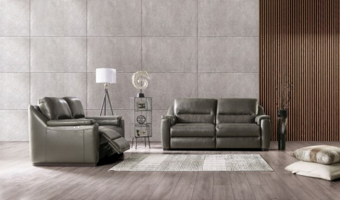 Furniture of America - Altamura 2 Piece Power Sofa Set in Gray - FM90002GY-SF-PM-2SET - GreatFurnitureDeal