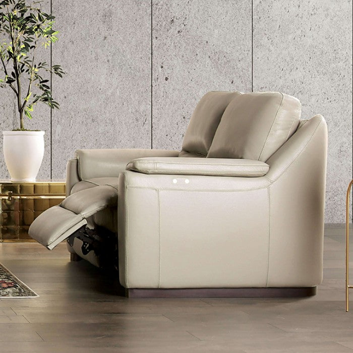 Furniture of America - Altamura Power Sofa in Taupe - FM90002TP-SF-PM