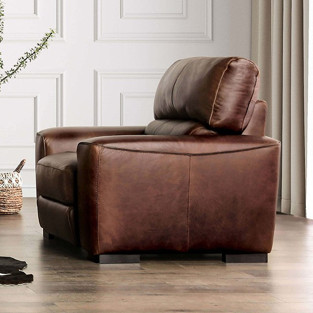 Furniture of America - Marsicano 3 Piece Living Room Set in Cognac - FM90005-SF-3SET - GreatFurnitureDeal