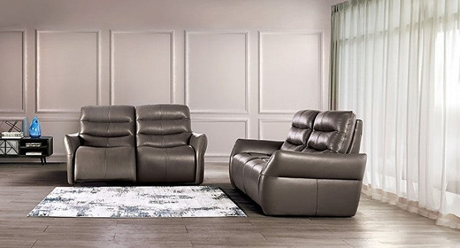 Furniture of America - Granucci 2 Piece Power Living Room Set in Gray - FM90007GY-SF-PM-PK-2SET - GreatFurnitureDeal