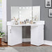 Furniture of America - Lorybelle Vanity in White - FOA-DK5134WH-PK - GreatFurnitureDeal