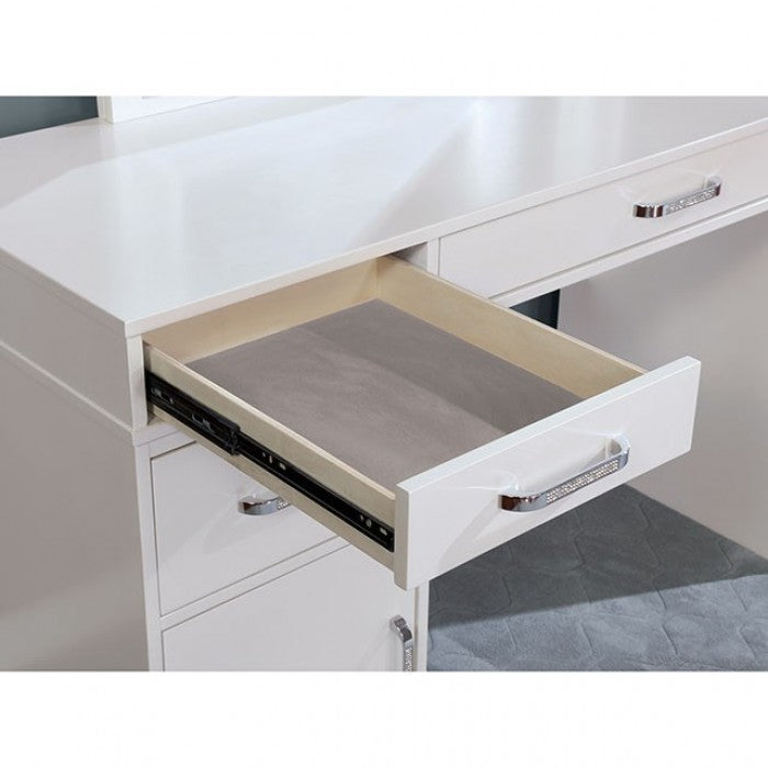 Furniture of America - Yasmine Vanity Set in Tiffany Blush - FOA-DK5683PK-PK - GreatFurnitureDeal