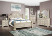 Furniture of America - Pamphilos Queen Bed in Antique White - FOA7144WH-Q - GreatFurnitureDeal