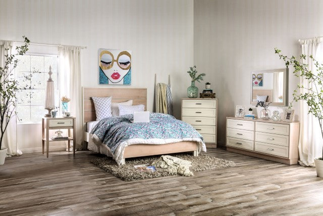 Furniture of America - Willamette California King Bed in Light Oak - FOA7602 - GreatFurnitureDeal