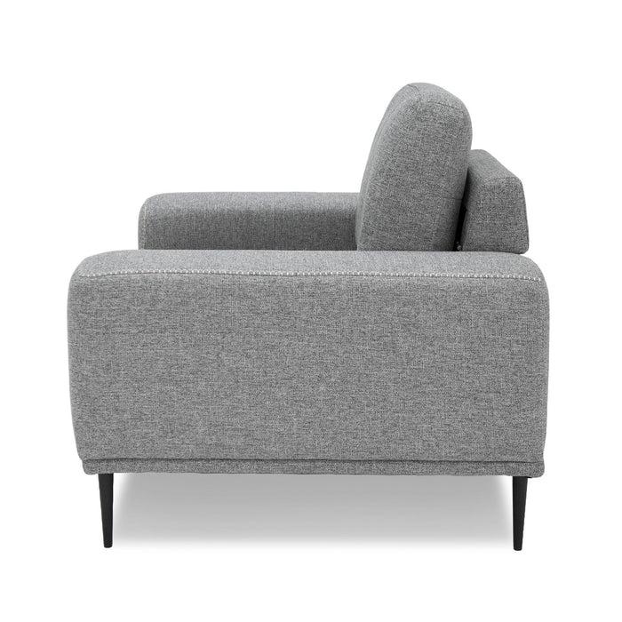 VIG Furniture - Divani Casa Fonda - Modern Grey Fabric Chair - VGMB-2123-CHR-GRY