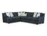 Southern Home Furnishings - Elise Sectional in Ink - 7000-31R/33L Elise Ink - GreatFurnitureDeal