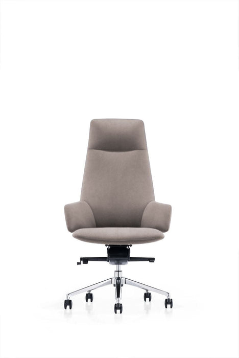 VIG Furniture - Modrest Gates Modern Grey High Back Executive Office Chair - VGFUA1719-GRY-OC
