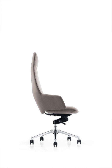 VIG Furniture - Modrest Gates Modern Grey High Back Executive Office Chair - VGFUA1719-GRY-OC
