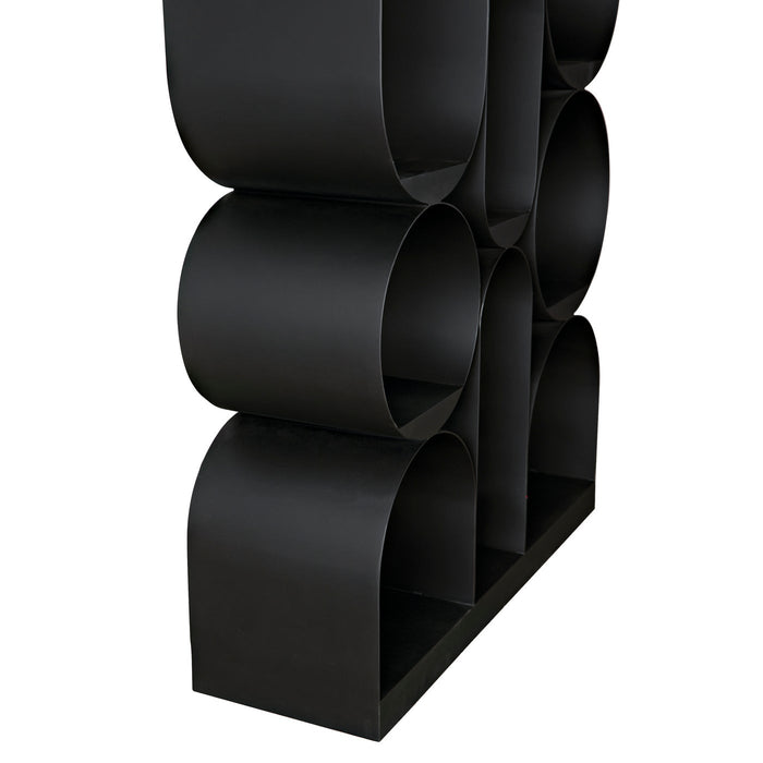 Noir Furniture - Letty Bookcase - GBCS252MTB - GreatFurnitureDeal