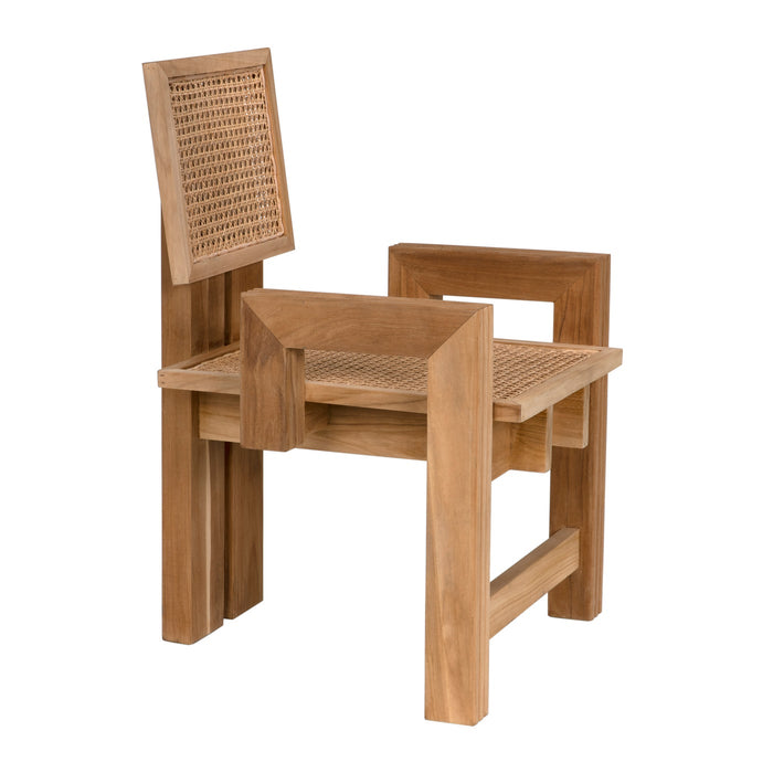 Noir Furniture - Fatima Chair, Teak - GCHA309T - GreatFurnitureDeal