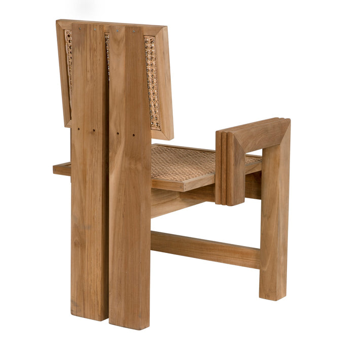 Noir Furniture - Fatima Chair, Teak - GCHA309T - GreatFurnitureDeal