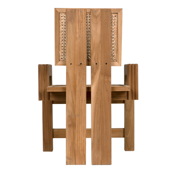 Noir Furniture - Fatima Chair, Teak - GCHA309T