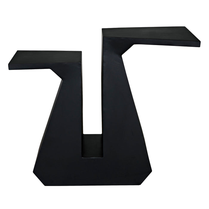 Noir Furniture - Gaston Console/Side Table - GCON422MTB