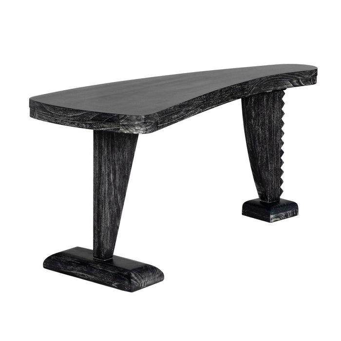 NOIR Furniture - Zigmund Desk, Cinder Black - GDES201CB
