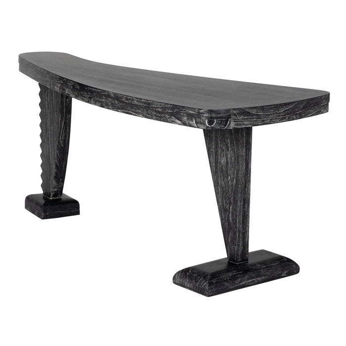 NOIR Furniture - Zigmund Desk, Cinder Black - GDES201CB