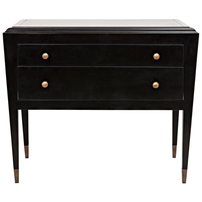 Noir Furniture - Grant Dresser, Charcoal Finish - GDRE207CH
