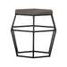 VIG Furniture - Modrest Tartan Modern Concrete & Metal End Table - VGLBGEOM-LT70-02 - GreatFurnitureDeal