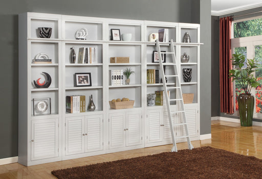 Parker House - Boca 6 Piece Library Wall Unit in Cottage White - BOC-6PC-LIB-STRWALL - GreatFurnitureDeal