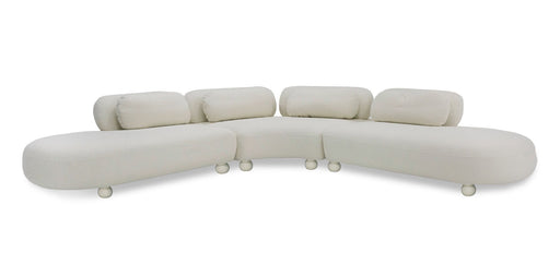 VIG Furniture - Divani Casa Gilbert - Contemporary White Fabric Modular Sectional Sofa - VGOD-ZW-23024-WHT - GreatFurnitureDeal