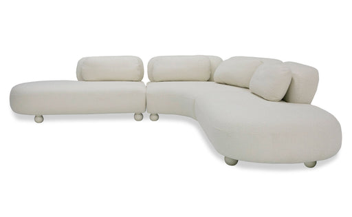 VIG Furniture - Divani Casa Gilbert - Contemporary White Fabric Modular Sectional Sofa - VGOD-ZW-23024-WHT - GreatFurnitureDeal
