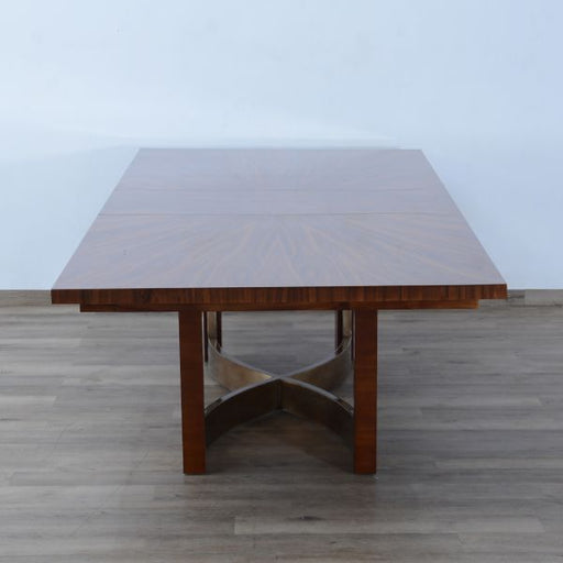 European Furniture - Glamour Dining Table in Dark Mocha Natural rosewood - 56015-DT - GreatFurnitureDeal