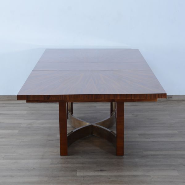 European Furniture - Glamour Dining Table in Dark Mocha Natural rosewood - 56015-DT - GreatFurnitureDeal