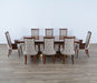 European Furniture - Glamour Dining Table in Dark Mocha Natural rosewood - 56015-DT - GreatFurnitureDeal