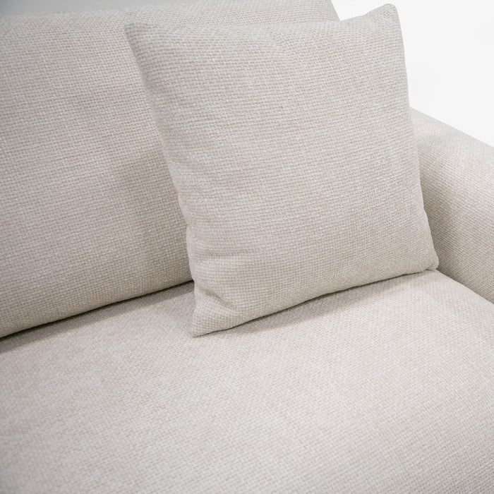 VIG Furniture - Divani Casa Gloria - Modern White Fabric Sofa - VGSX-22052-SOFA-PRL - GreatFurnitureDeal