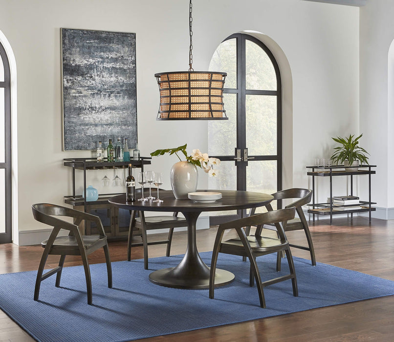 Bramble - Pierre Round Dining Table - 27368BKY - GreatFurnitureDeal