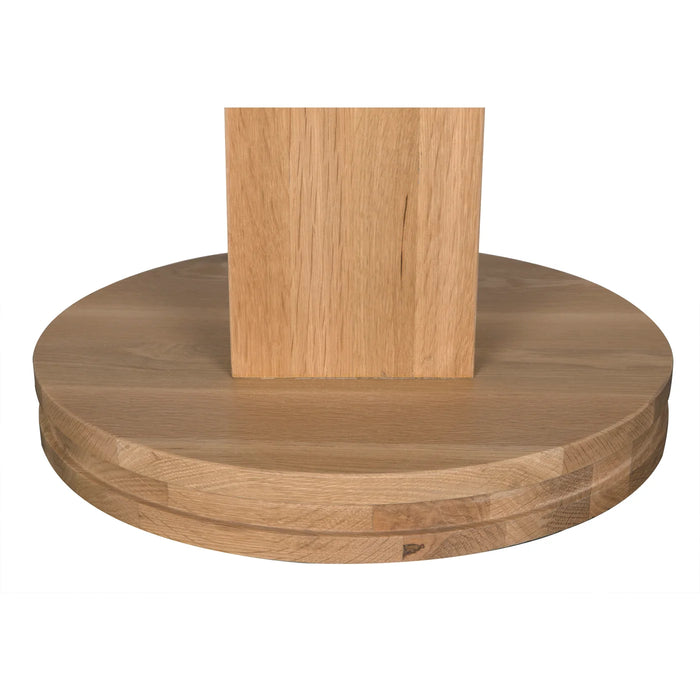 Noir Furniture - Baron Table, White Oak - GTAB593WO - GreatFurnitureDeal