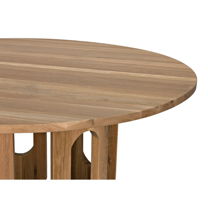 Noir Furniture - Kirill Table, White Oak - GTAB595WO
