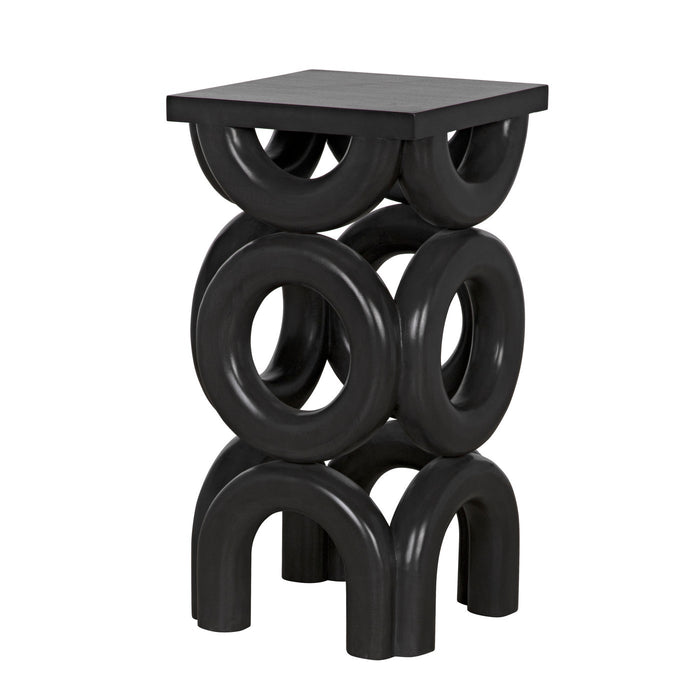 Noir Furniture - Alma Side Table, Pale - GTAB967P - GreatFurnitureDeal