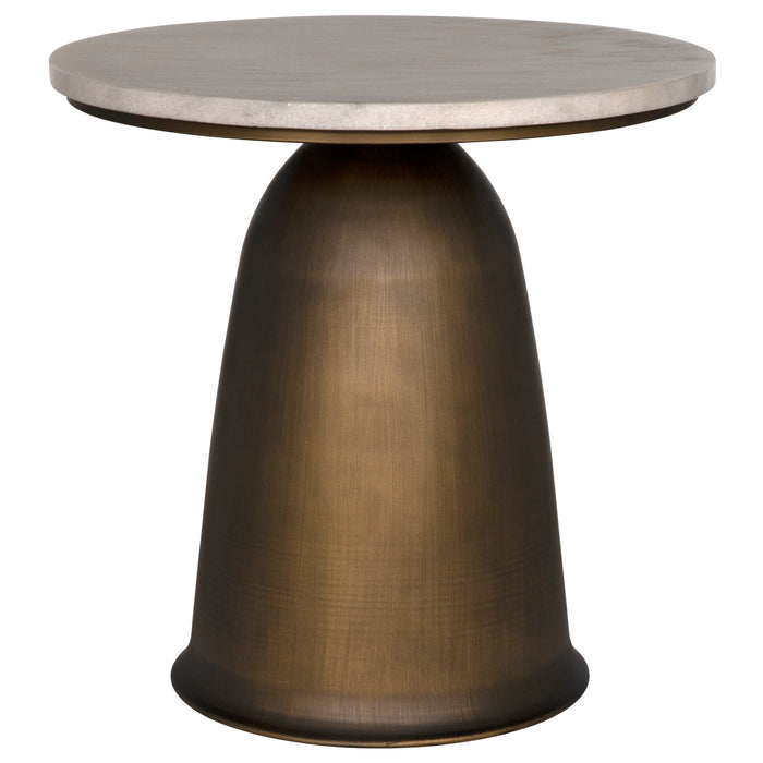 Noir Furniture - Aiden Side Table, Aged Brass - GTAB983AB - GreatFurnitureDeal